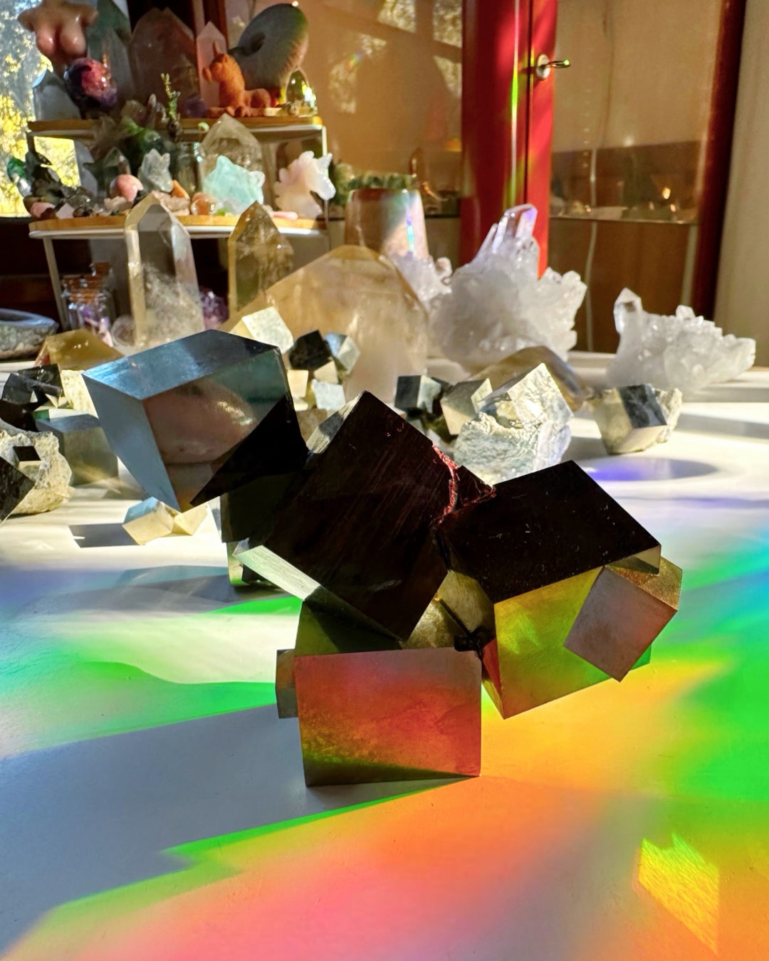 Pyrite Cube Cluster - AAA - Baltic Mermaid