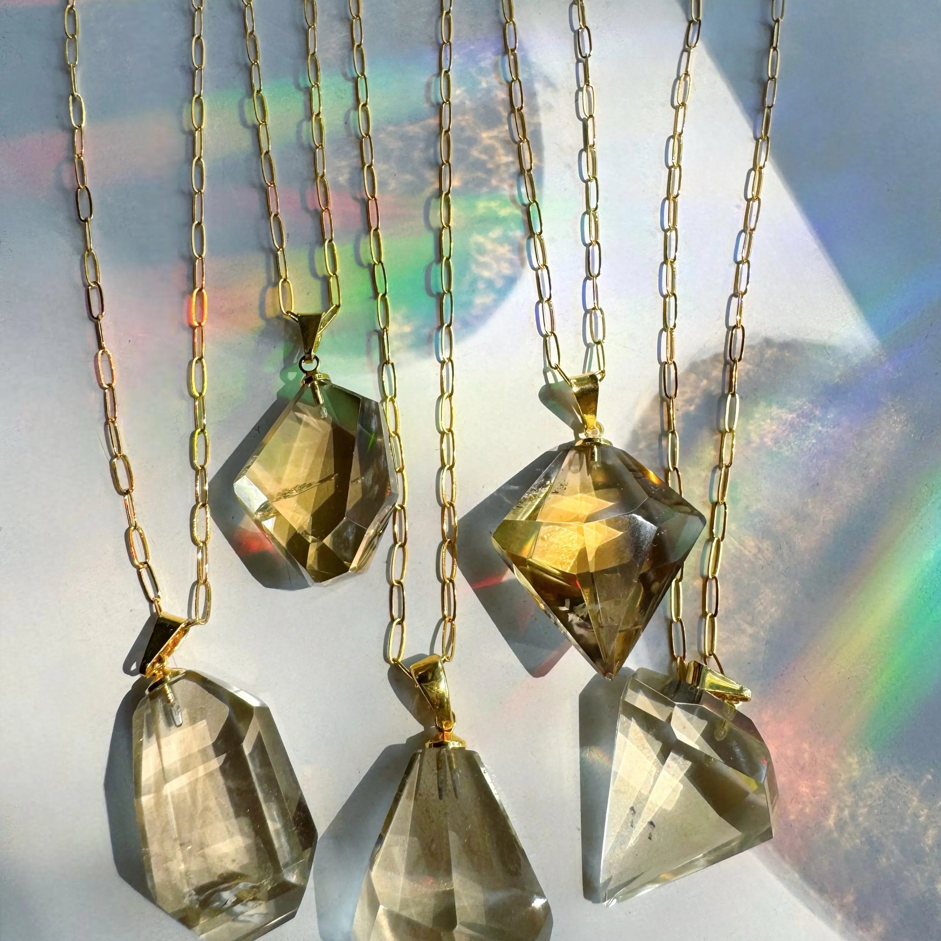 AAA Citrine Pendant 14k Gold Filled Necklace Baltic Mermaid