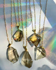 AAA Citrine Pendant 14k Gold Filled Necklace Baltic Mermaid