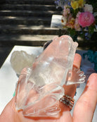Hand Carved Clear Quartz Frog - Baltic Mermaid