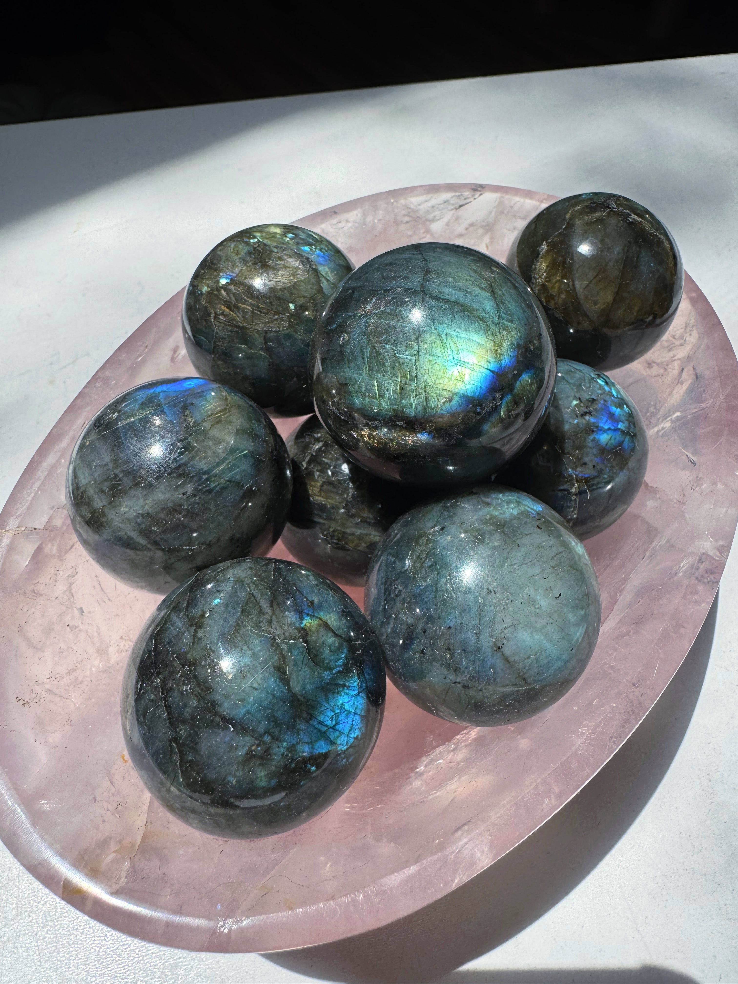 Labradorite Spheres Baltic Mermaid