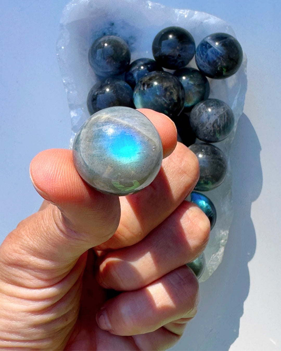 Labradorite Mini Spheres AAA - Baltic Mermaid
