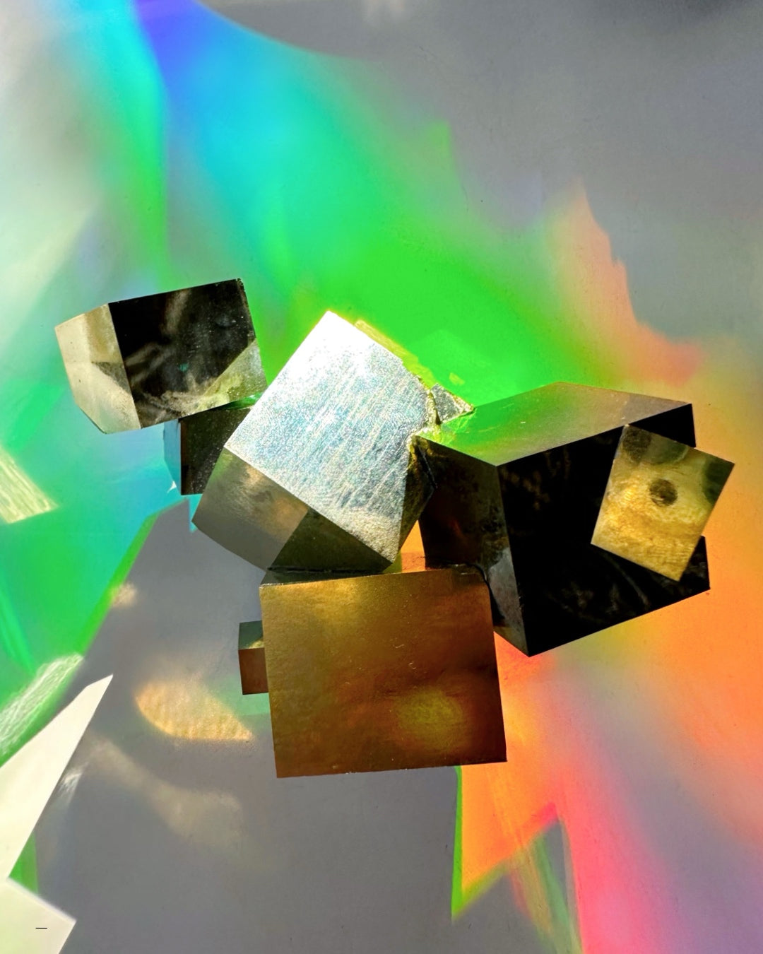 Pyrite Cube Cluster - AAA - Baltic Mermaid