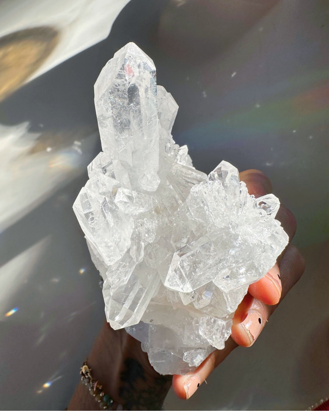 Clear Quartz Cluster - Baltic Mermaid