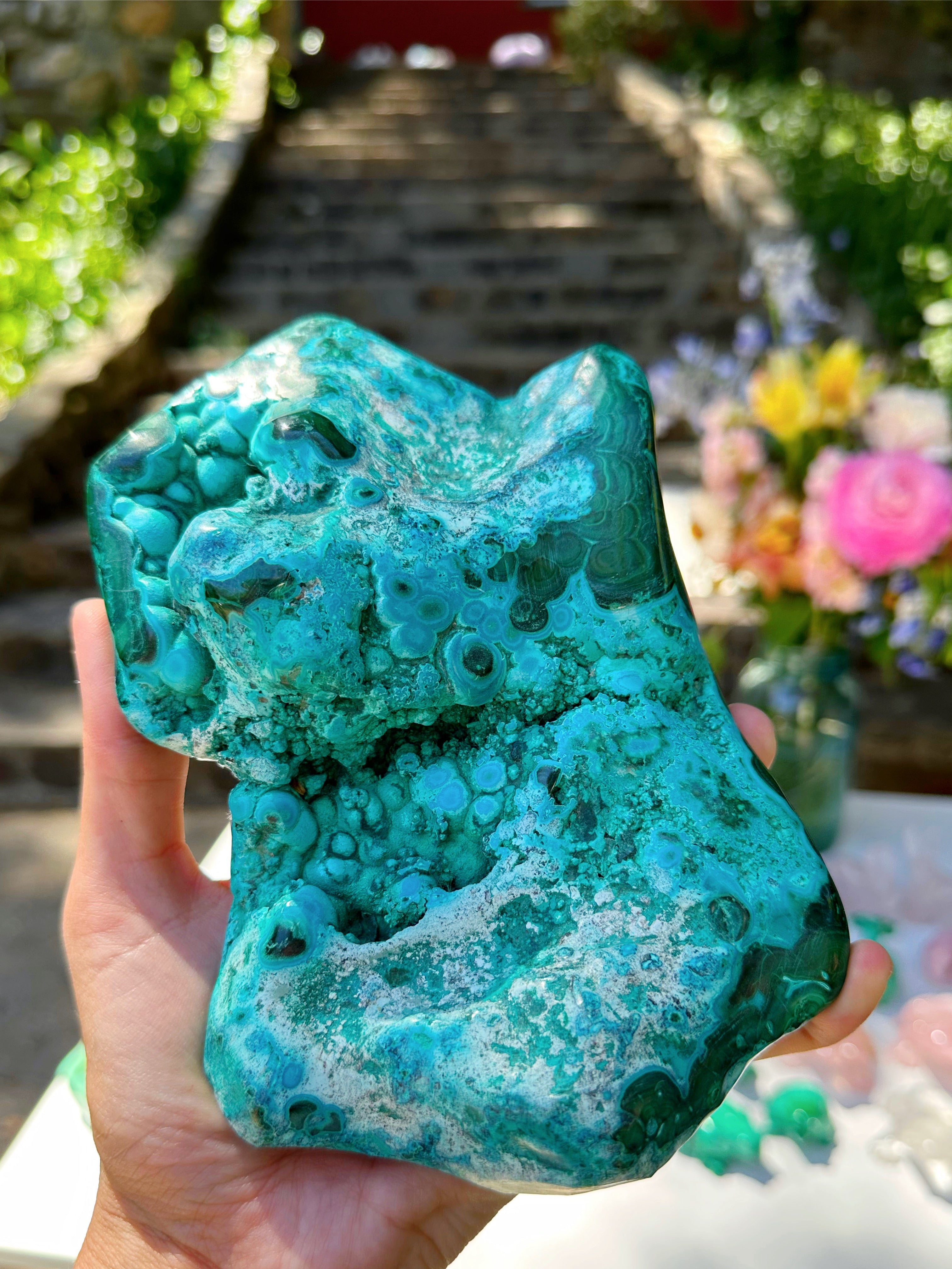Chrysocolla w/ Malachite - Baltic Mermaid