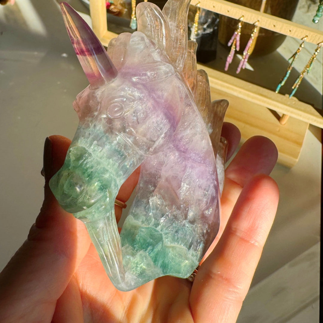 Fluorite Unicorn - Baltic Mermaid