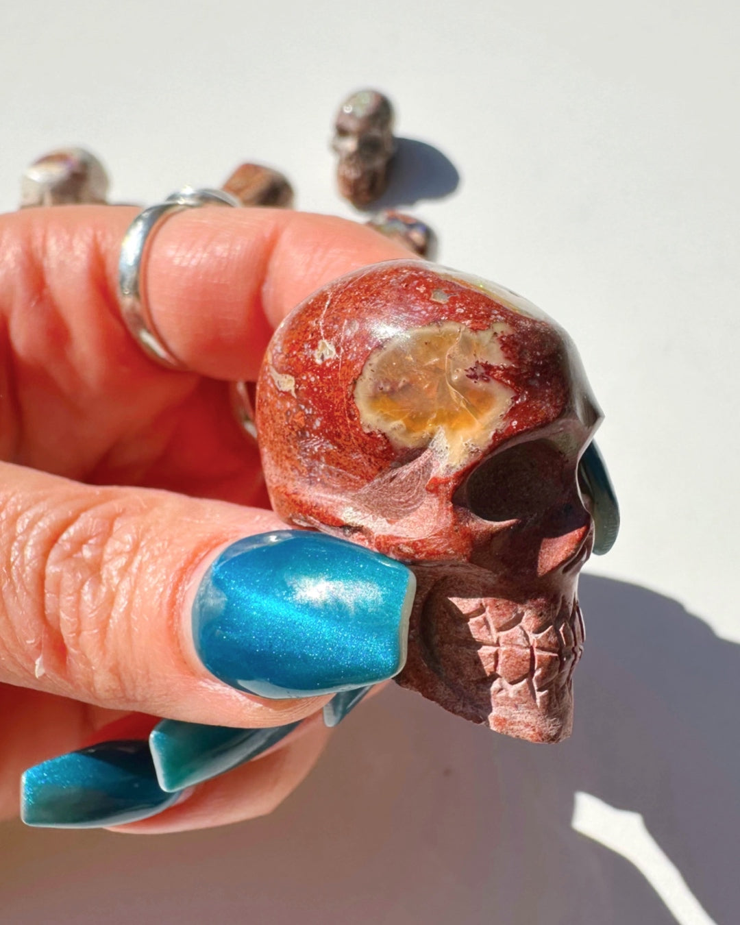 Cantera Opal Skull - Baltic Mermaid