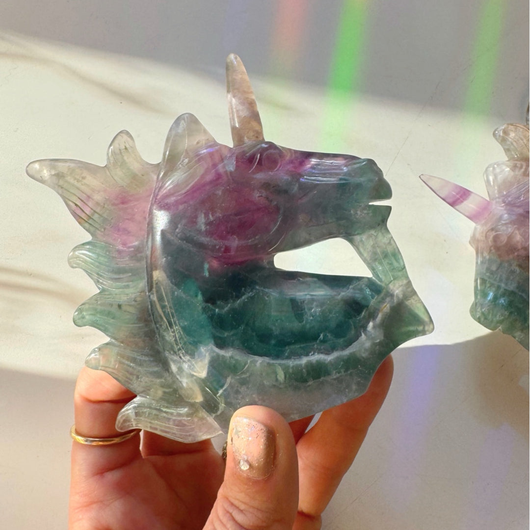 Fluorite Unicorn - Baltic Mermaid