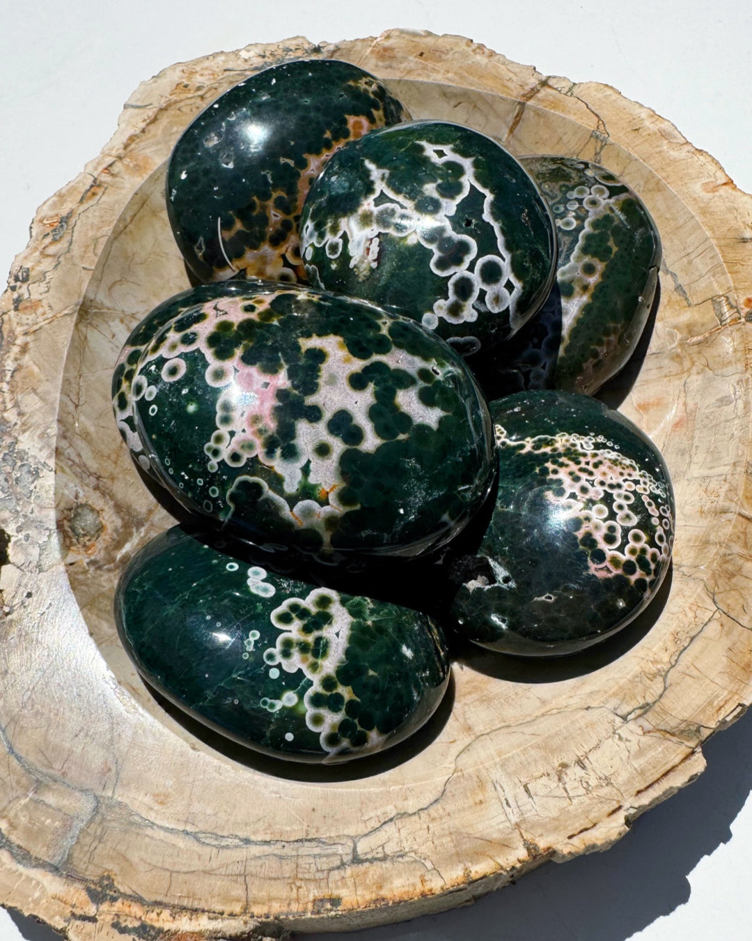 Ocean Jasper Palm Stones - Baltic Mermaid