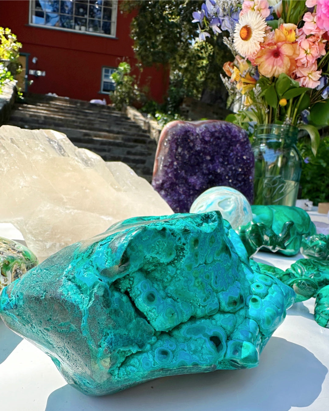 Chrysocolla w/ Malachite - Baltic Mermaid