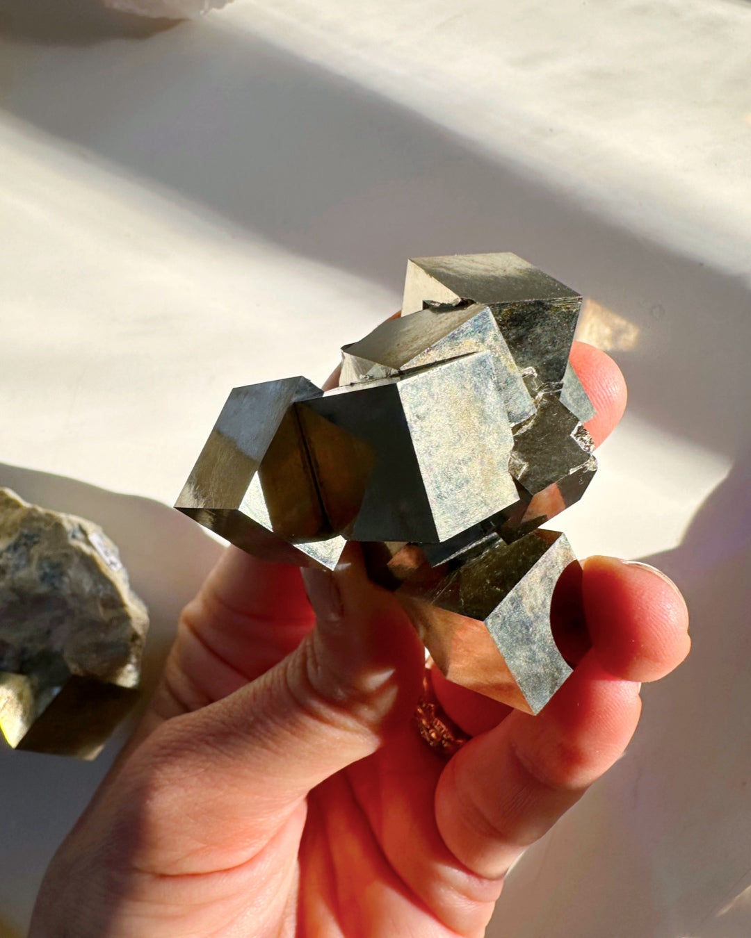 Pyrite Cube Cluster - AAA - Baltic Mermaid