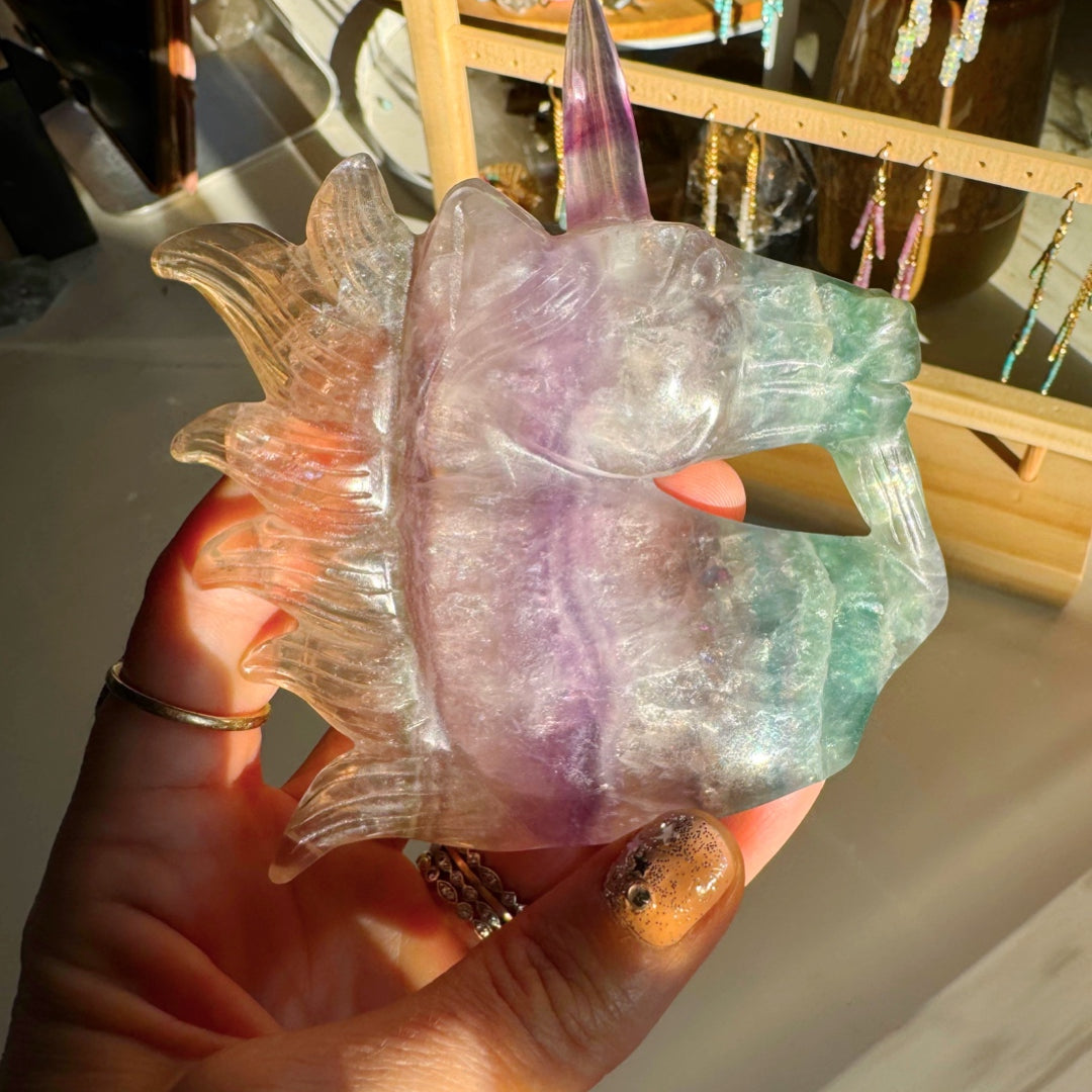 Fluorite Unicorn - Baltic Mermaid