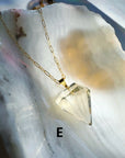 AAA Citrine Pendant 14k Gold Filled Necklace Baltic Mermaid
