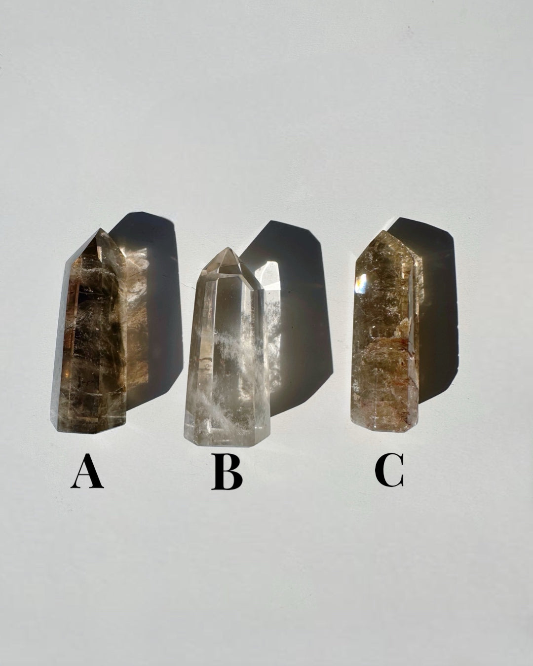 Smoky Quartz Towers - Small - Baltic Mermaid