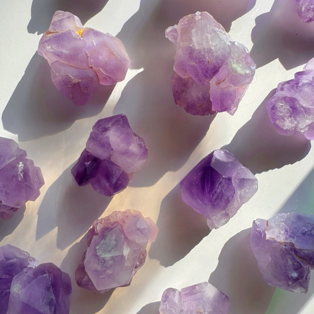 Tibetan Elestial Amethyst Cluster - Baltic Mermaid