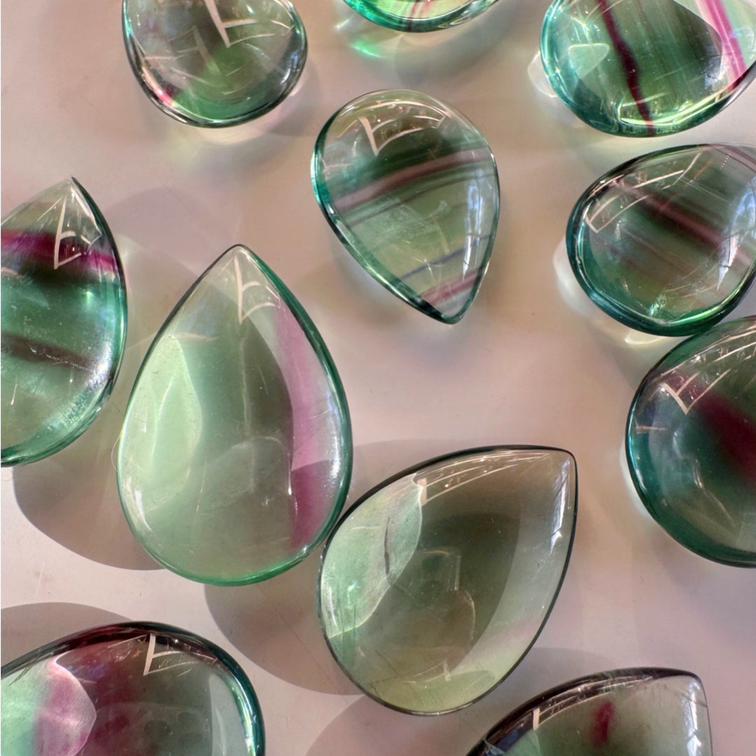 Fluorite Teardrop/Pear Shape - Old Stock - AAA - Baltic Mermaid