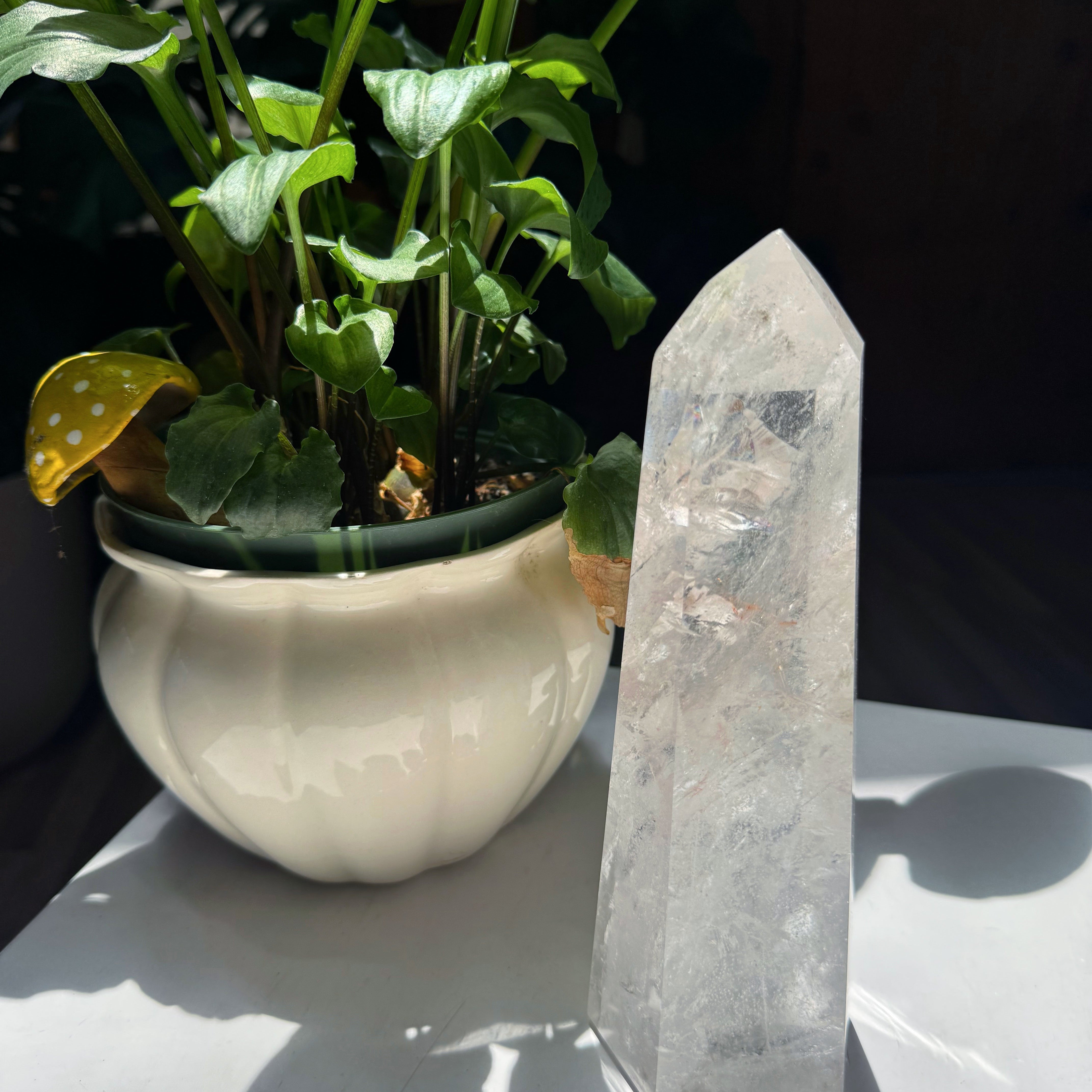 Large Clear Quartz Tower from Brazil - AA Baltic Mermaid