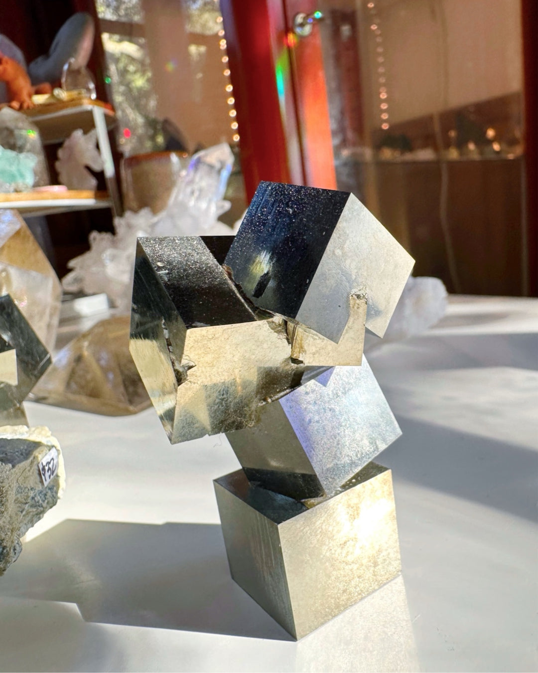 Pyrite Cube Cluster - AAA - Baltic Mermaid