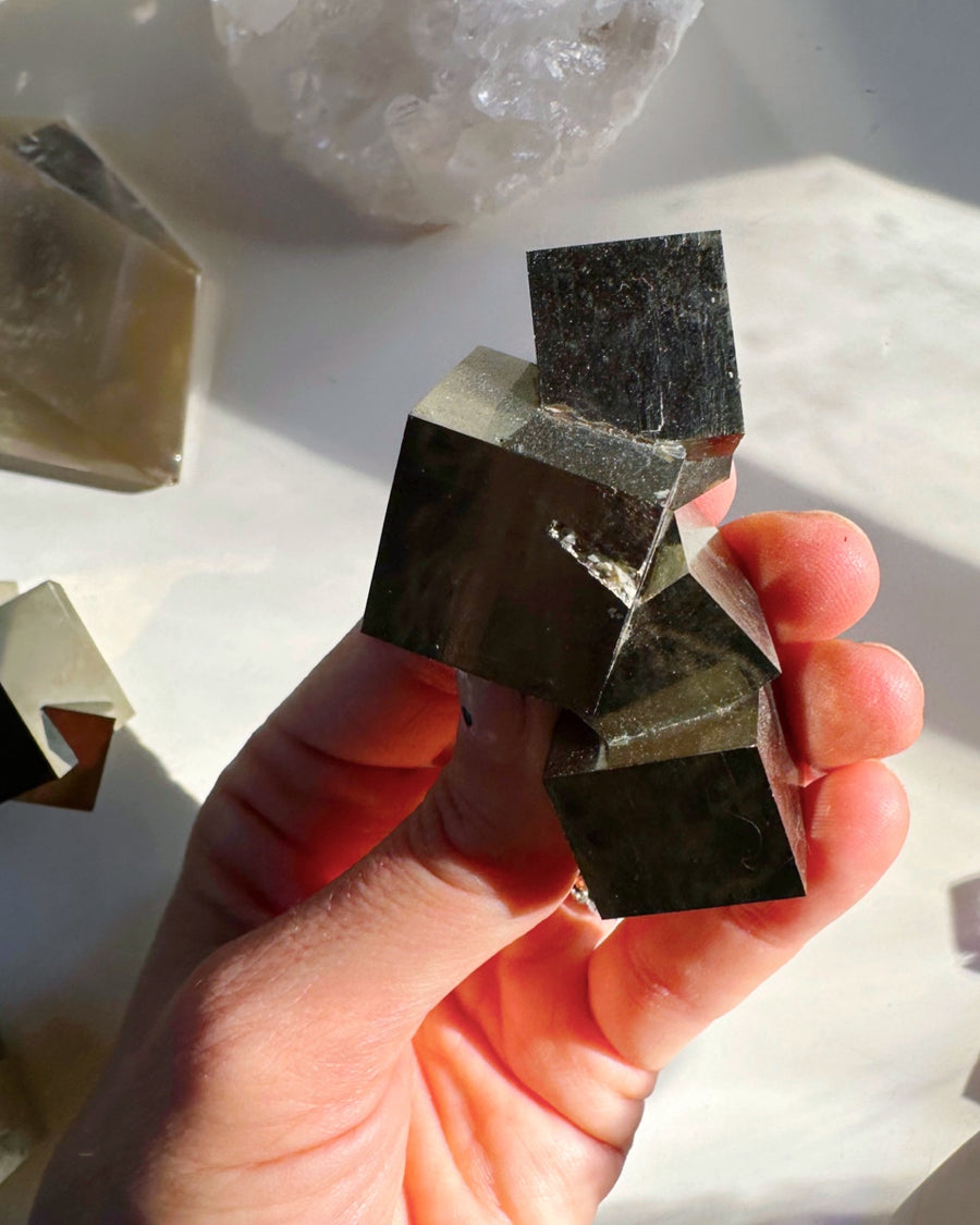 Pyrite Cube Cluster - AAA