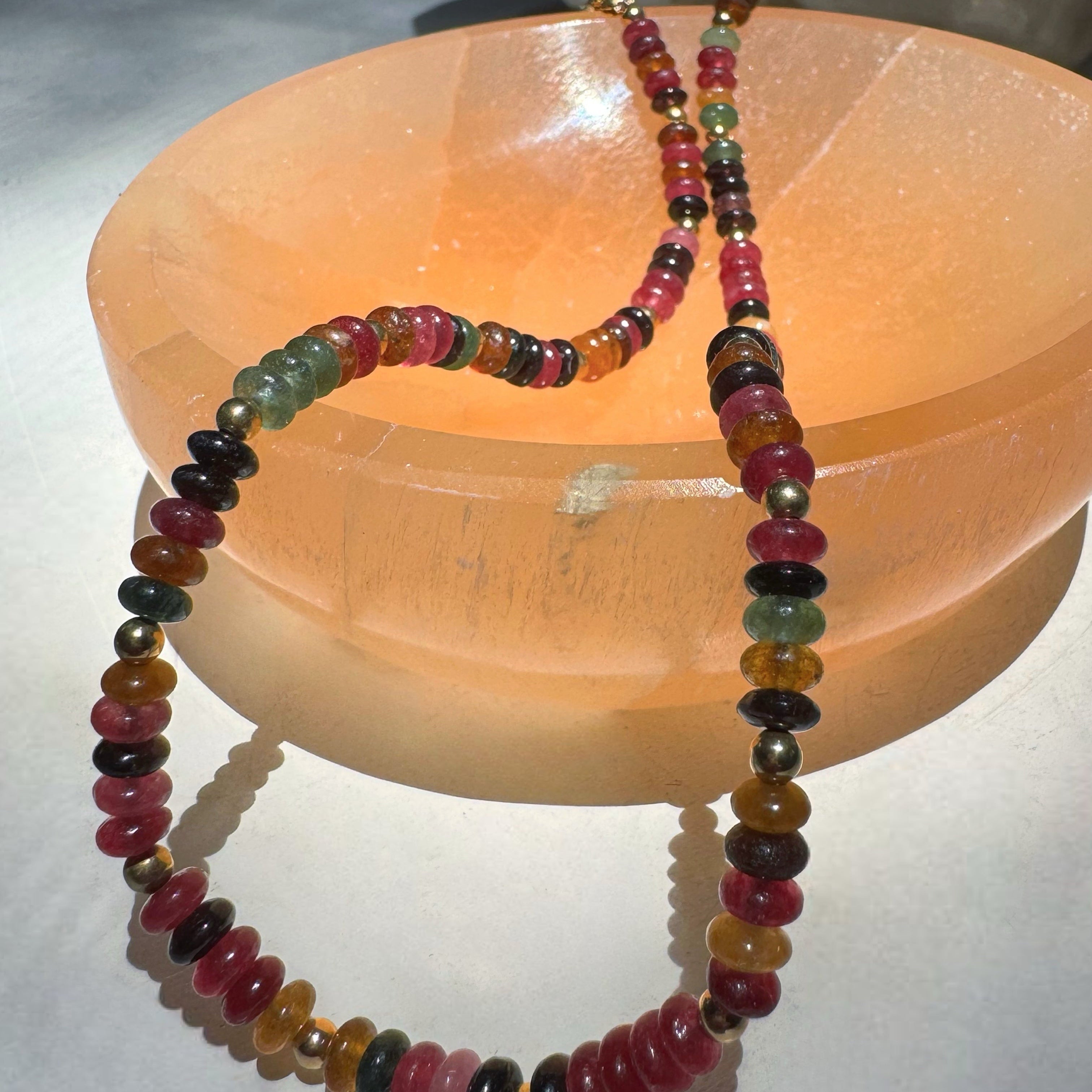 Mixed Jade Gemstone Necklace Baltic Mermaid