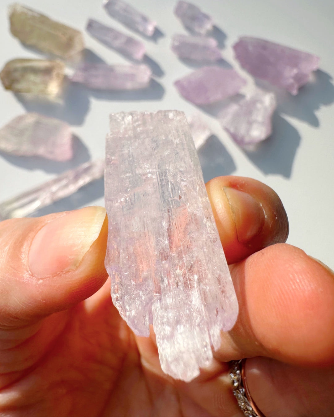 Raw Kunzite - Baltic Mermaid
