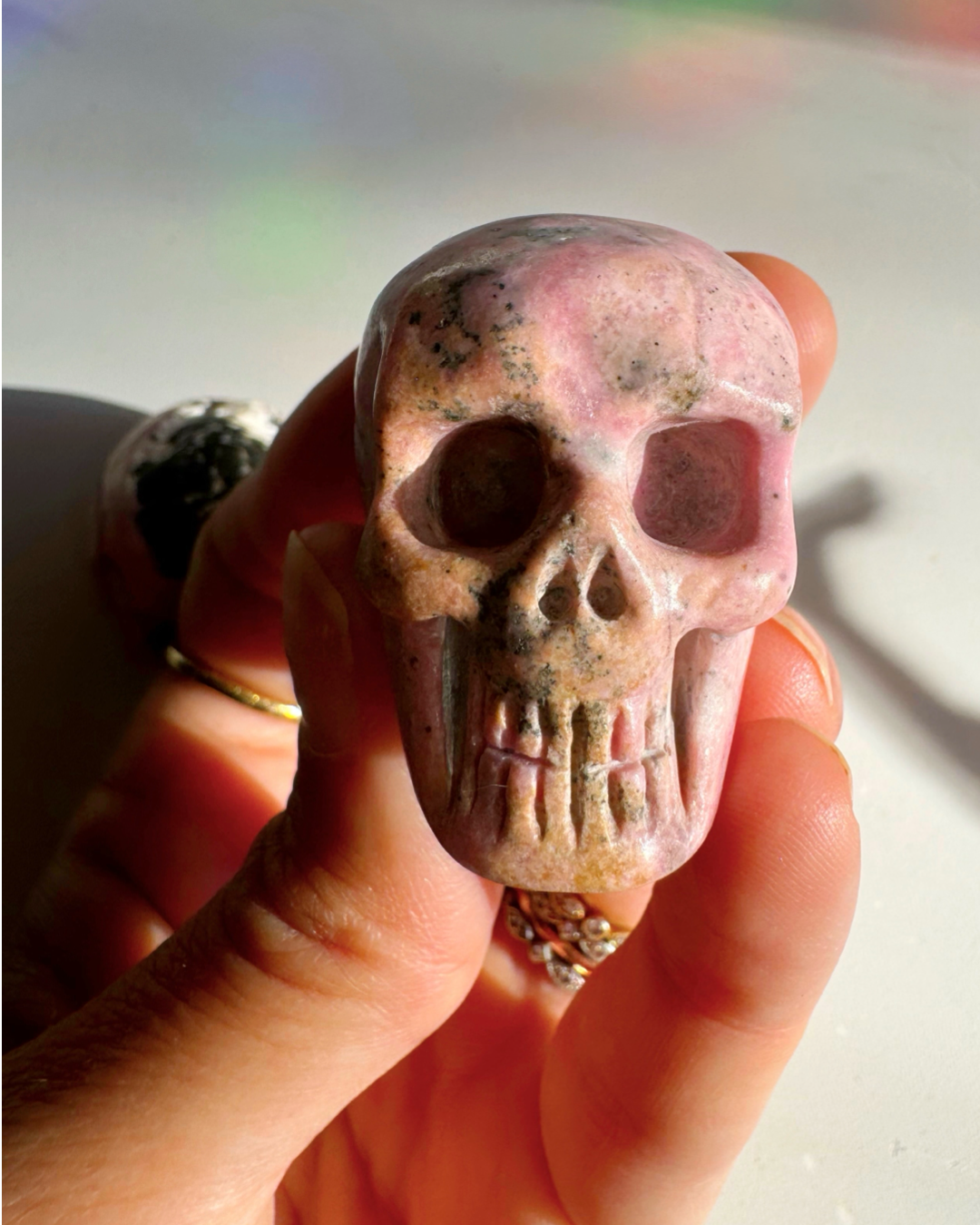 Rhodonite Skull - Baltic Mermaid