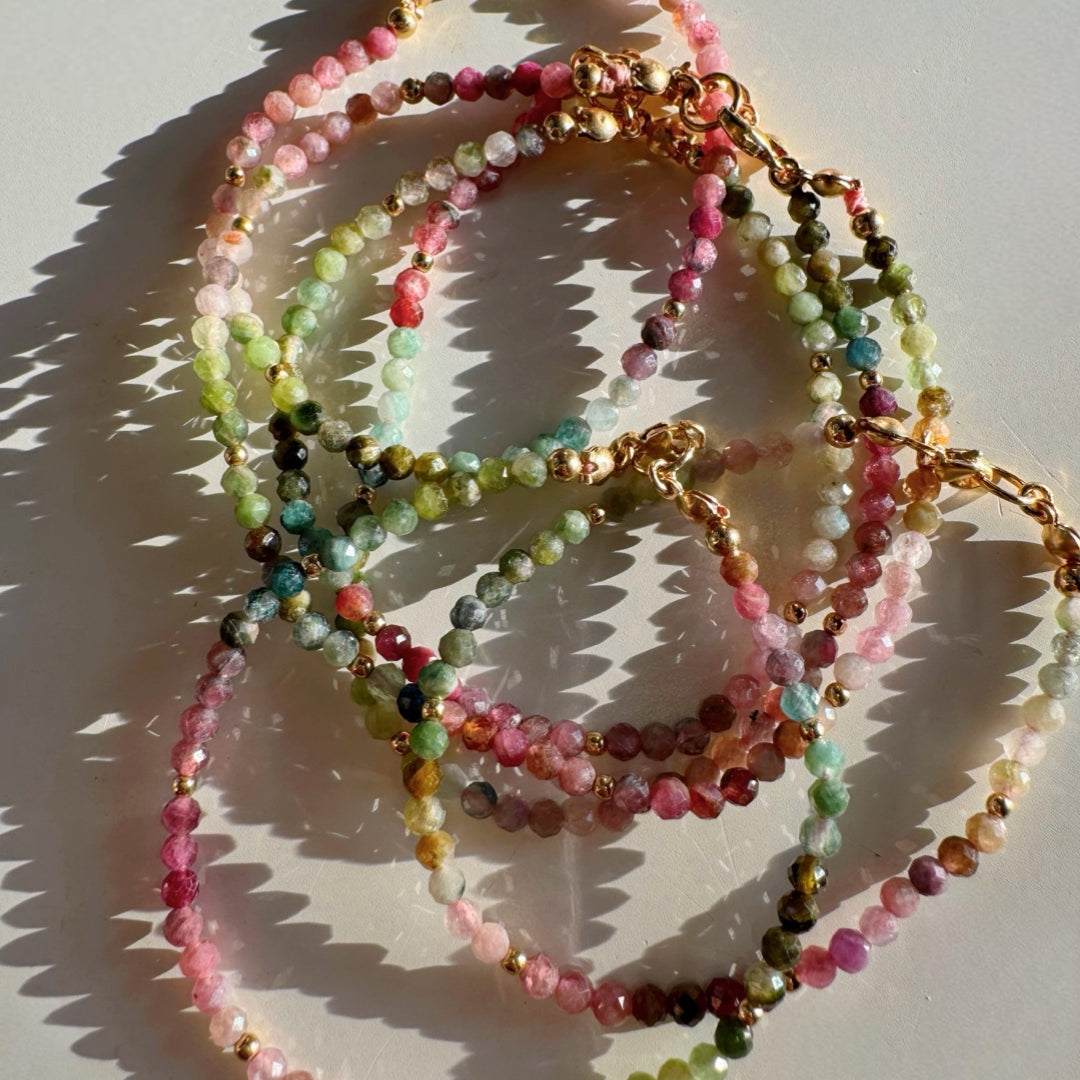 “Little Sweetie” - Multi Tourmaline Candy Bracelet - Baltic Mermaid