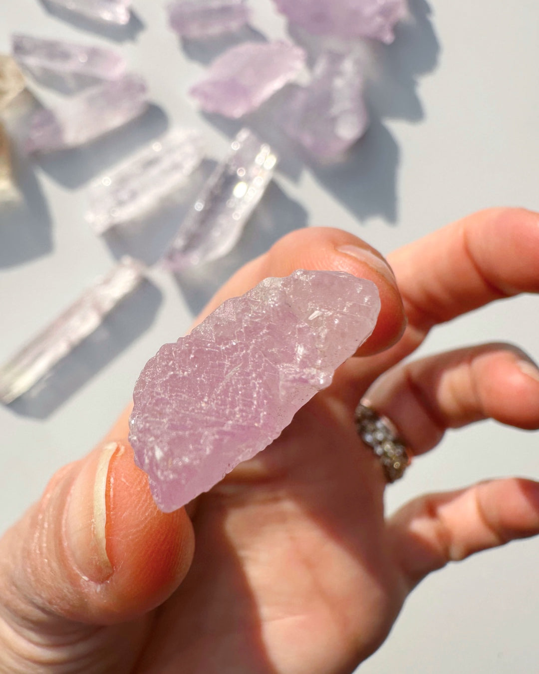 Raw Kunzite - Baltic Mermaid