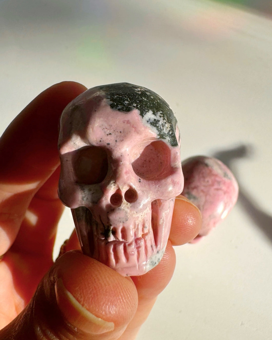 Rhodonite Skull - Baltic Mermaid
