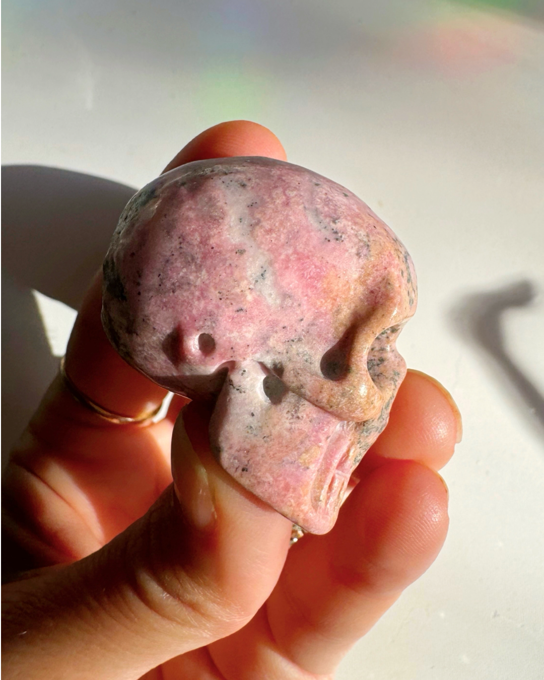Rhodonite Skull - Baltic Mermaid