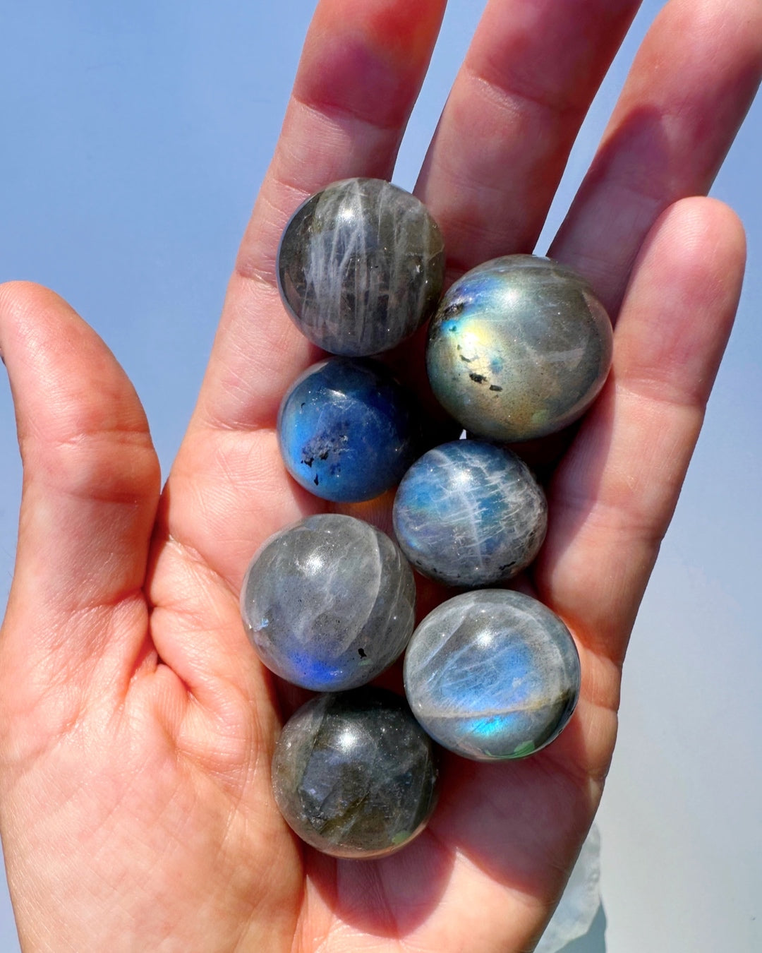 Labradorite Mini Spheres AAA - Baltic Mermaid