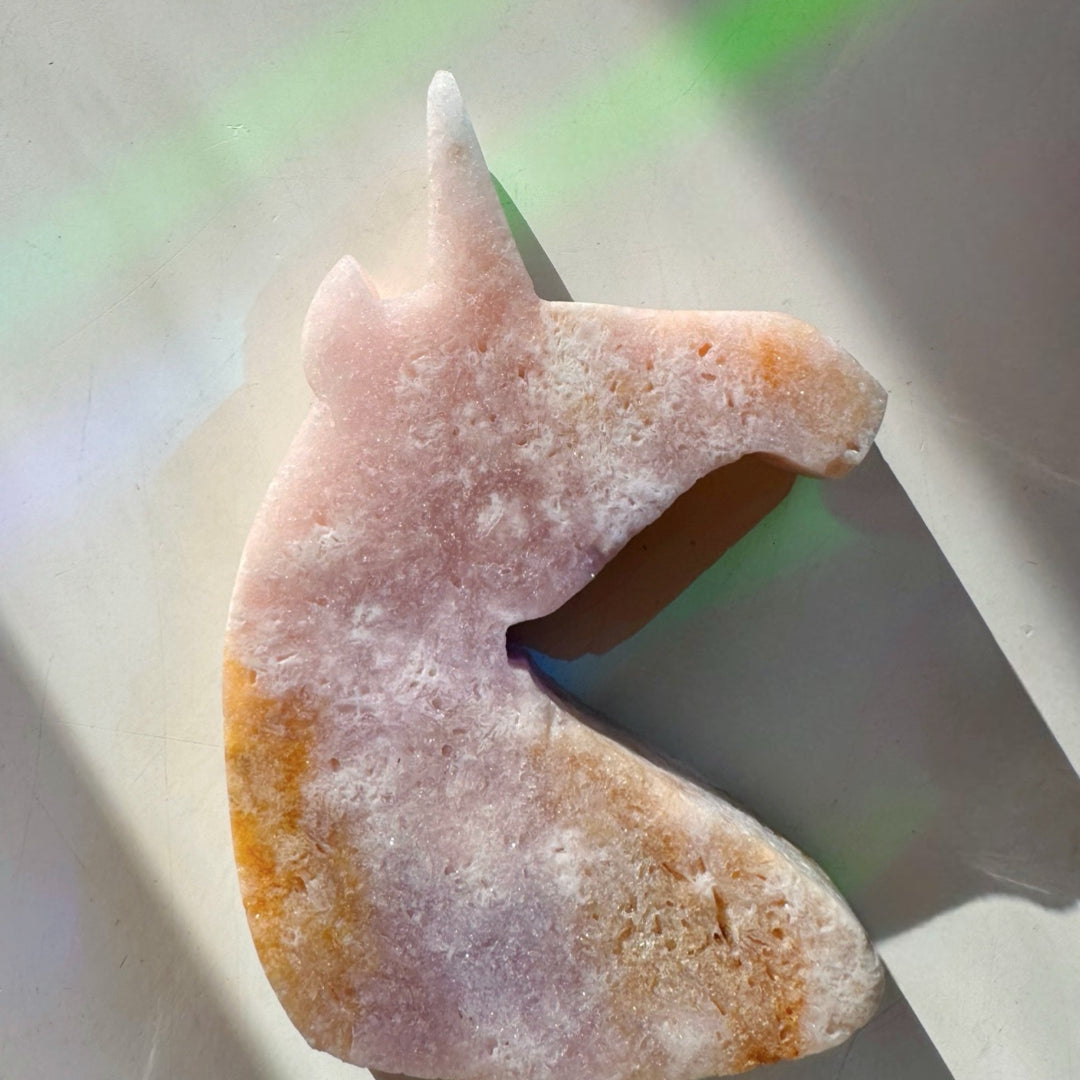 Pink Amethyst Unicorn - Baltic Mermaid