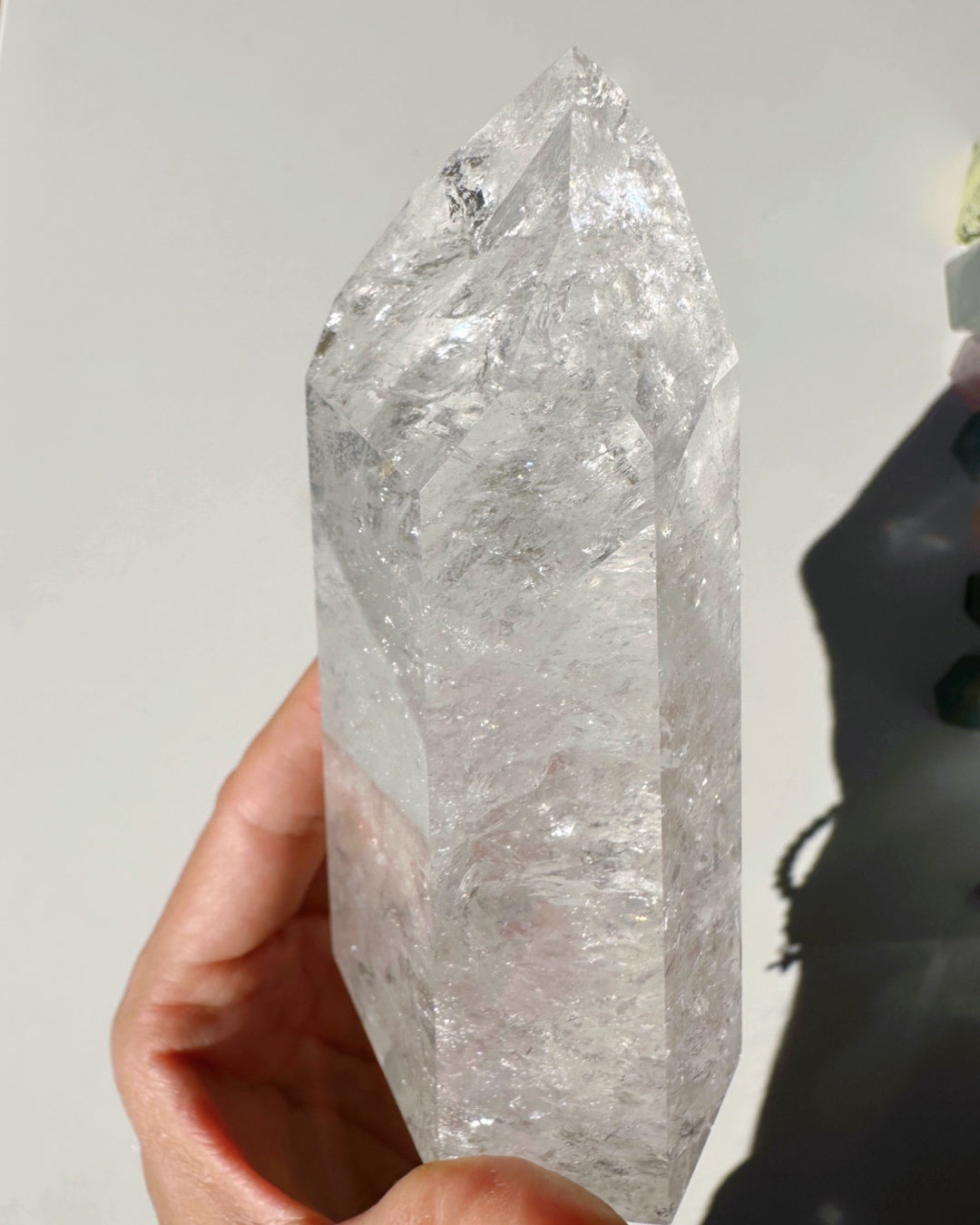 Clear Quartz Tower - Baltic Mermaid