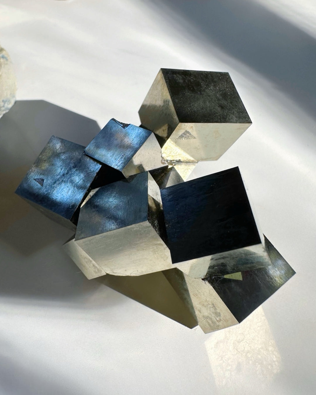 Pyrite Cube Cluster - AAA - Baltic Mermaid