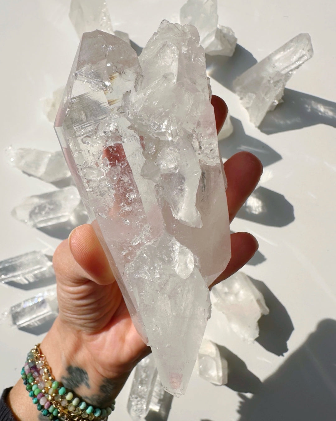 Arkansas Quartz Cluster - Baltic Mermaid