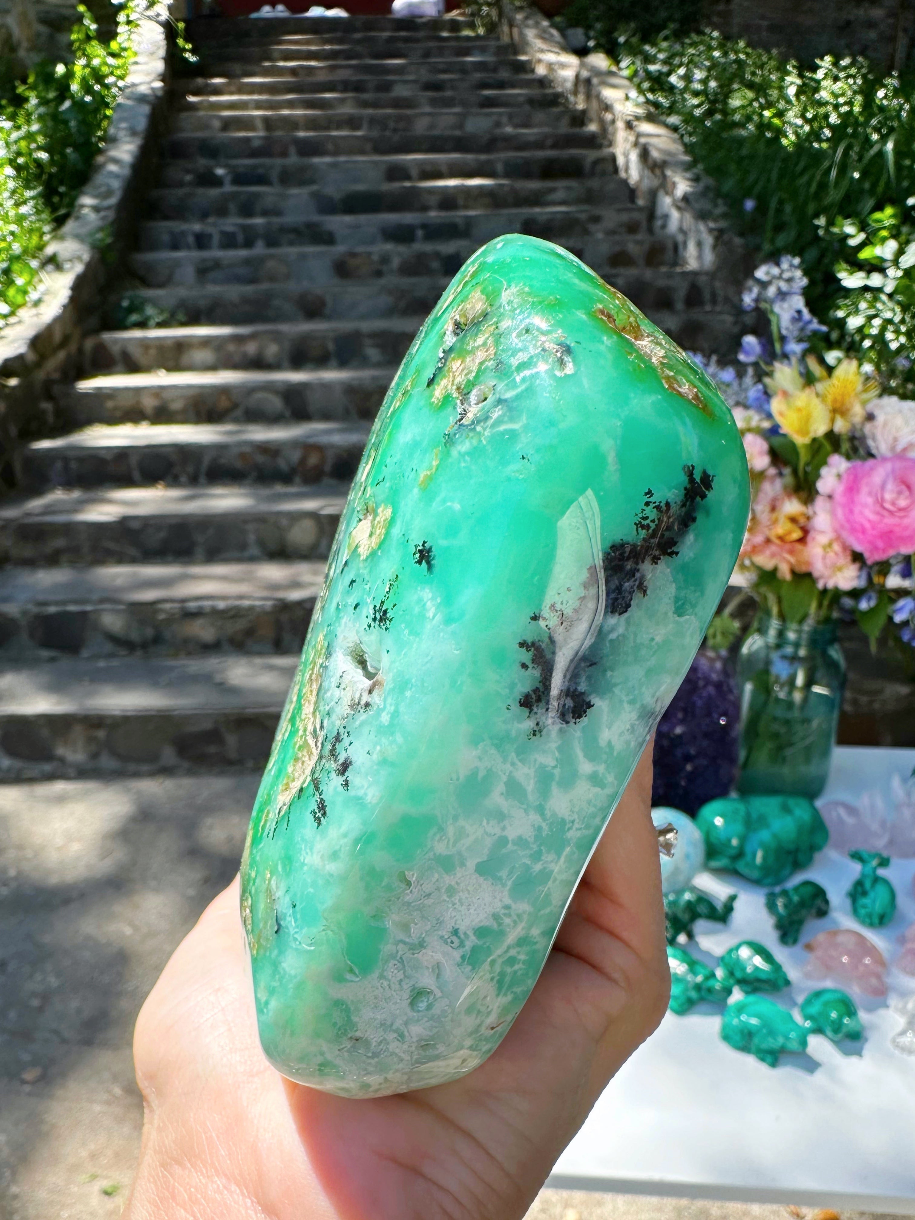 Chrysoprase Freeform - from Australian - Baltic Mermaid