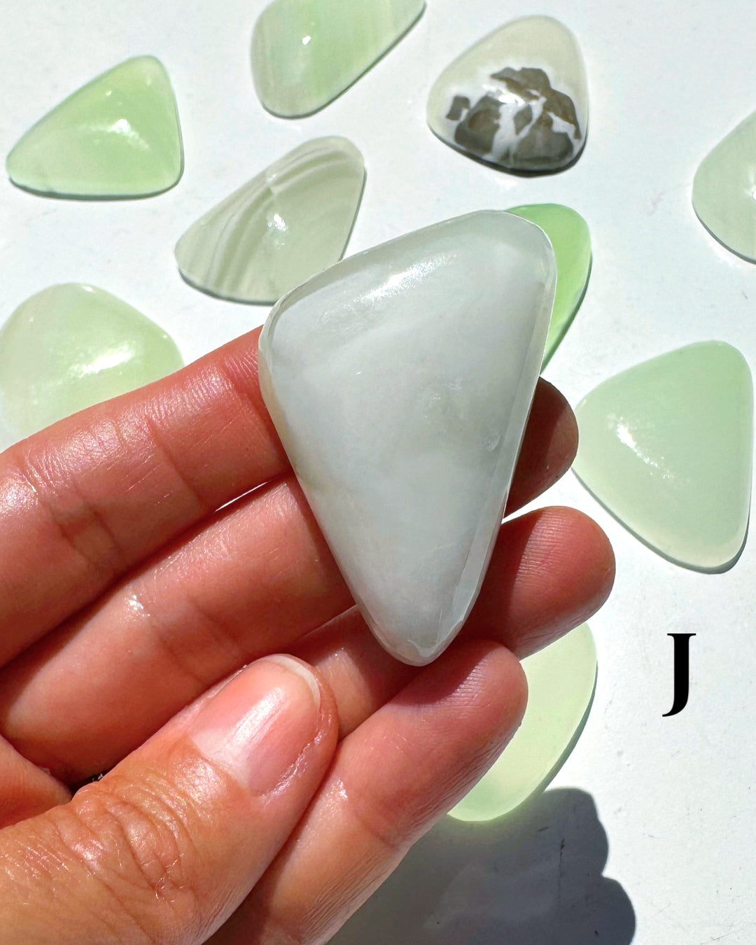 Green Calcite Cabs - Baltic Mermaid