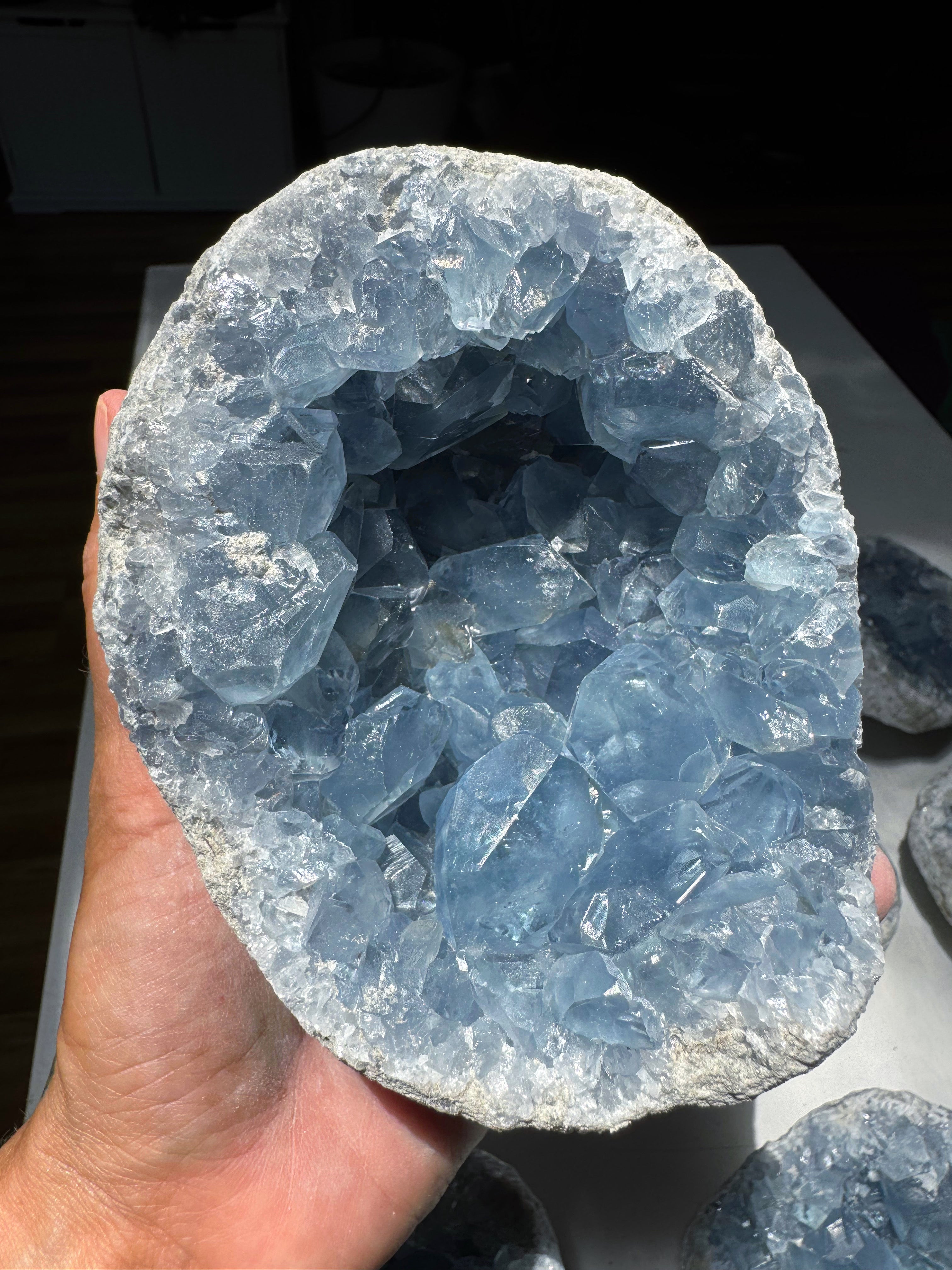 Celestite Cluster Baltic Mermaid