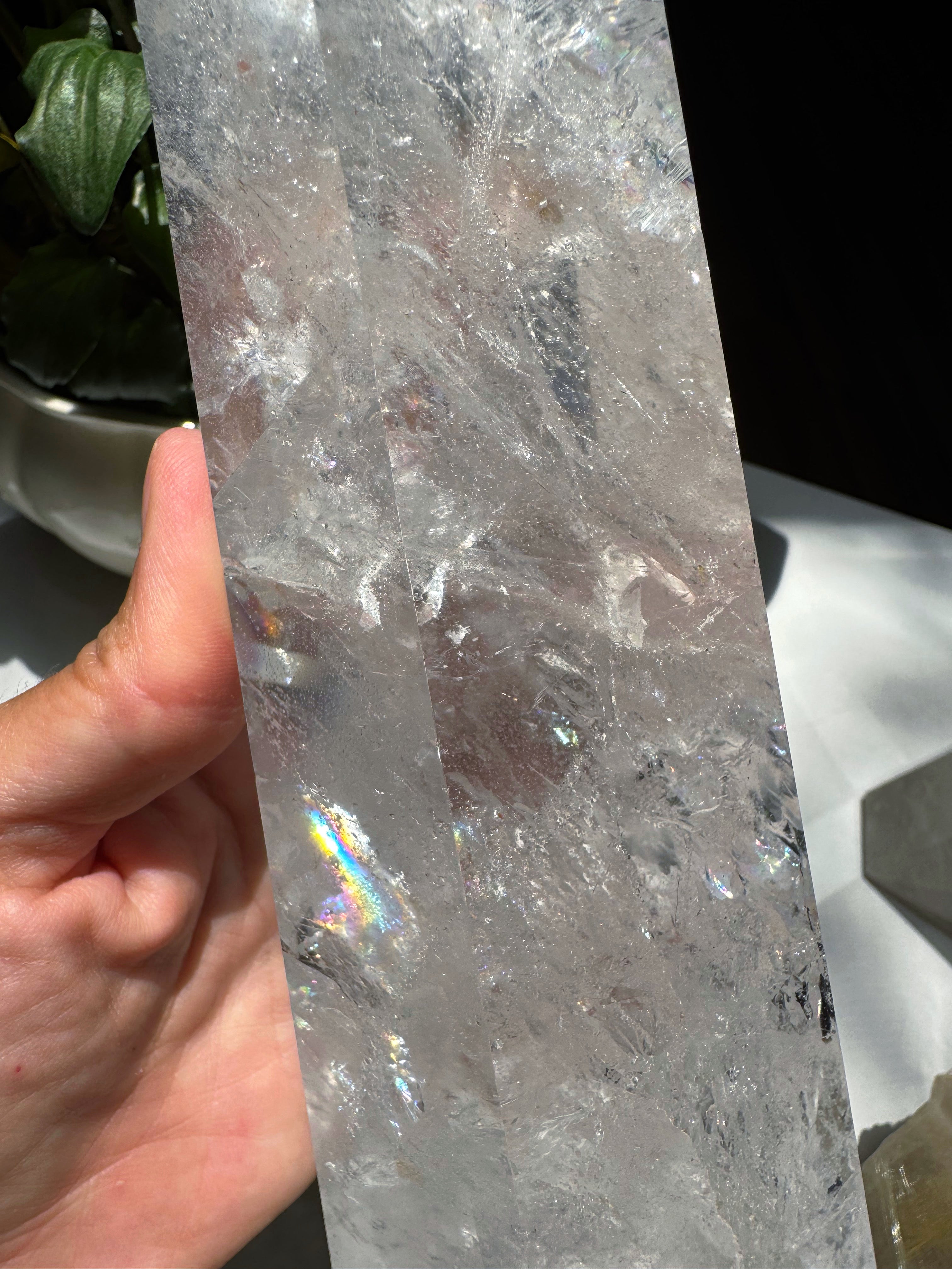 Large Clear Quartz Tower from Brazil - AA Baltic Mermaid