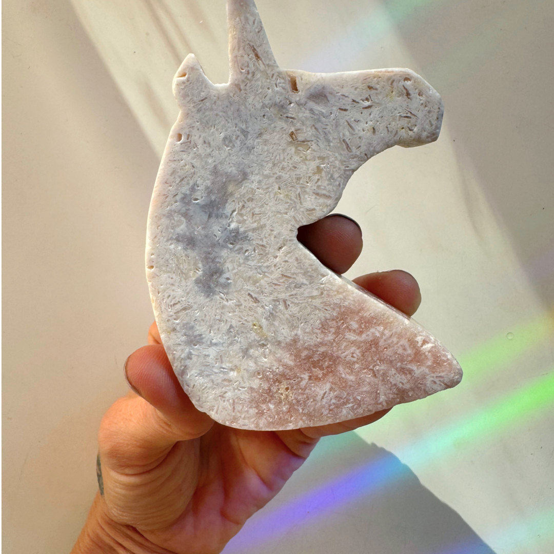 Pink Amethyst Unicorn - Baltic Mermaid