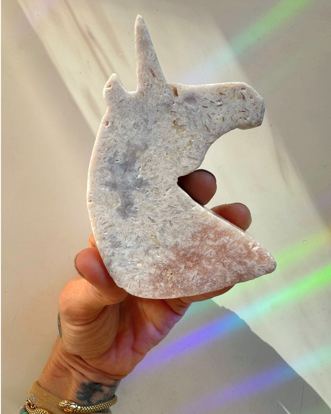 Pink Amethyst Unicorn - Baltic Mermaid