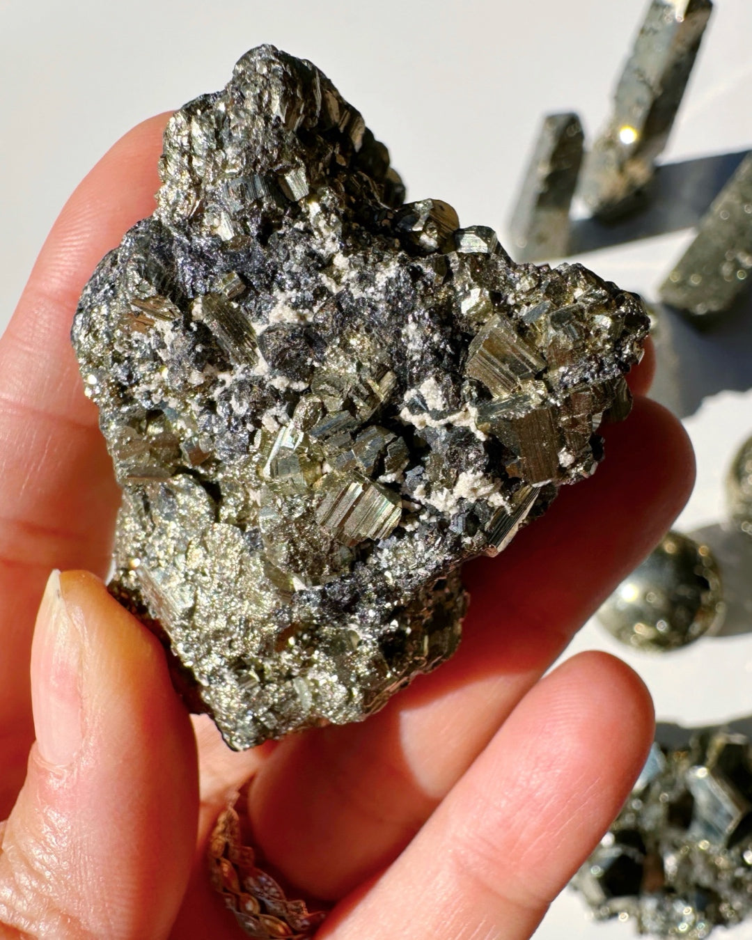 Pyrite Cluster - Baltic Mermaid