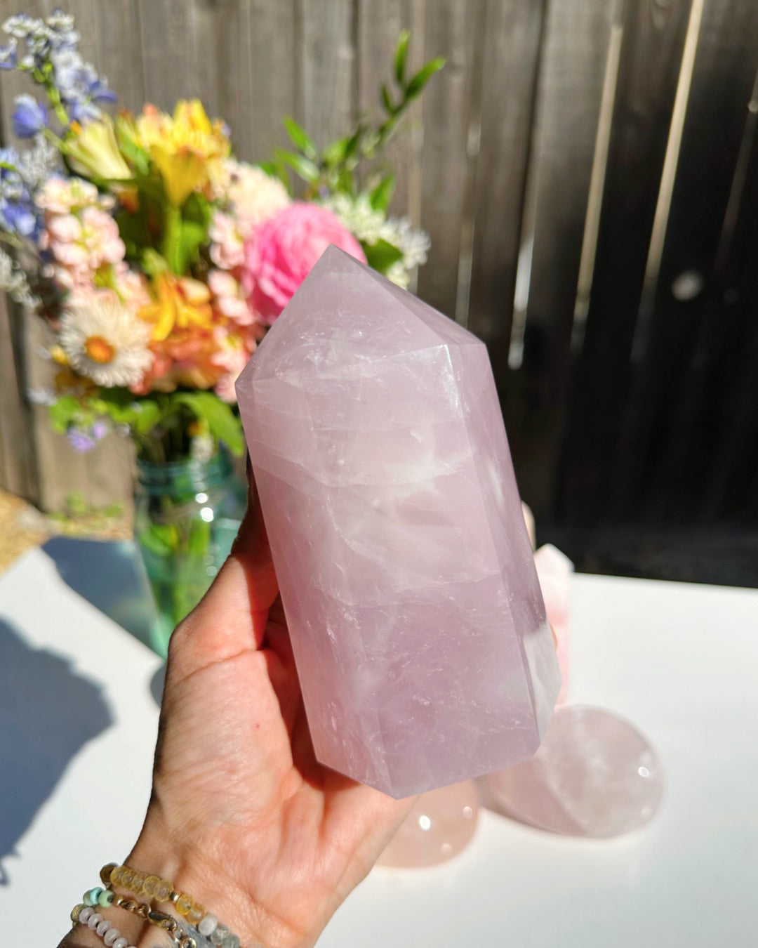 Rose Quartz Tower - Baltic Mermaid