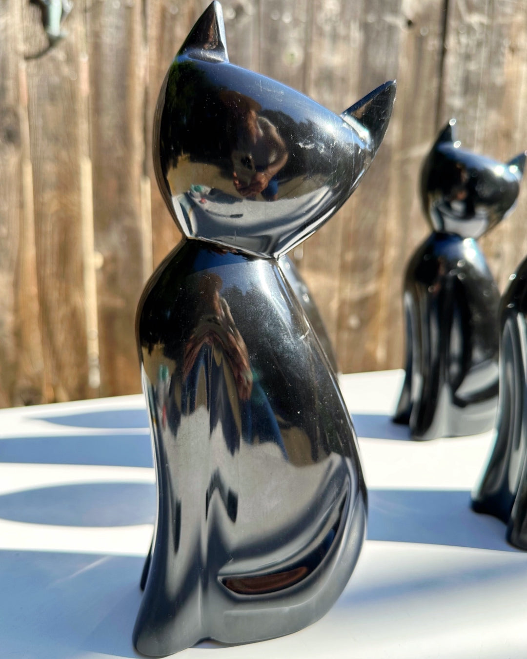 Large Marble Kitty Cat - B - Baltic Mermaid