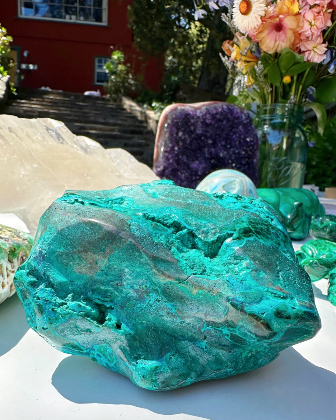 Chrysocolla w/ Malachite - Baltic Mermaid