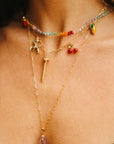 “Screw It” - One of a kind Charm Necklace Baltic Mermaid