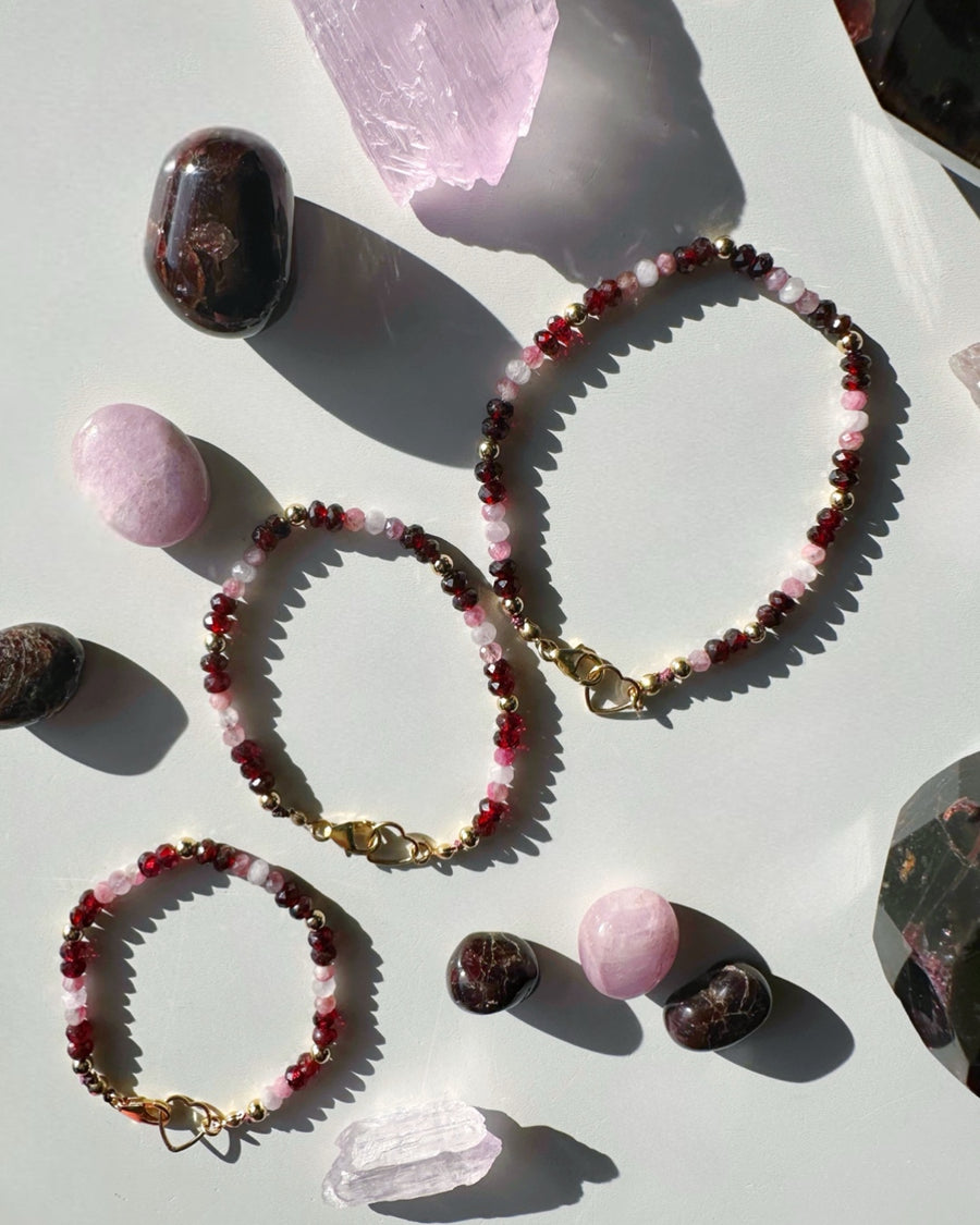 “Lover” Gemstone Candy Bracelet