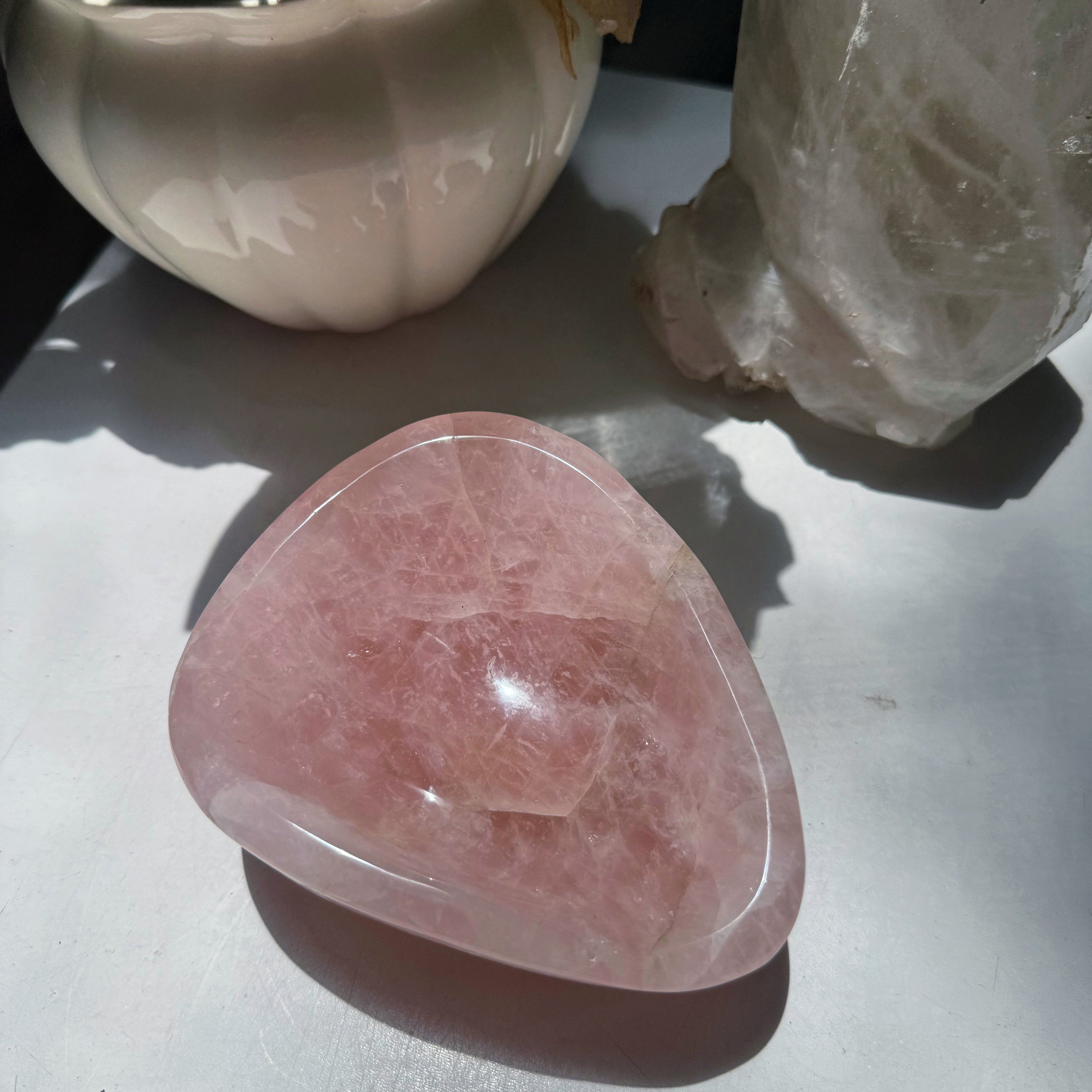 Rose Quartz Bowl Baltic Mermaid