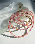 “Sunset Sorbet” - Gemstone & 14k Gold Filled Candy Bracelet Baltic Mermaid