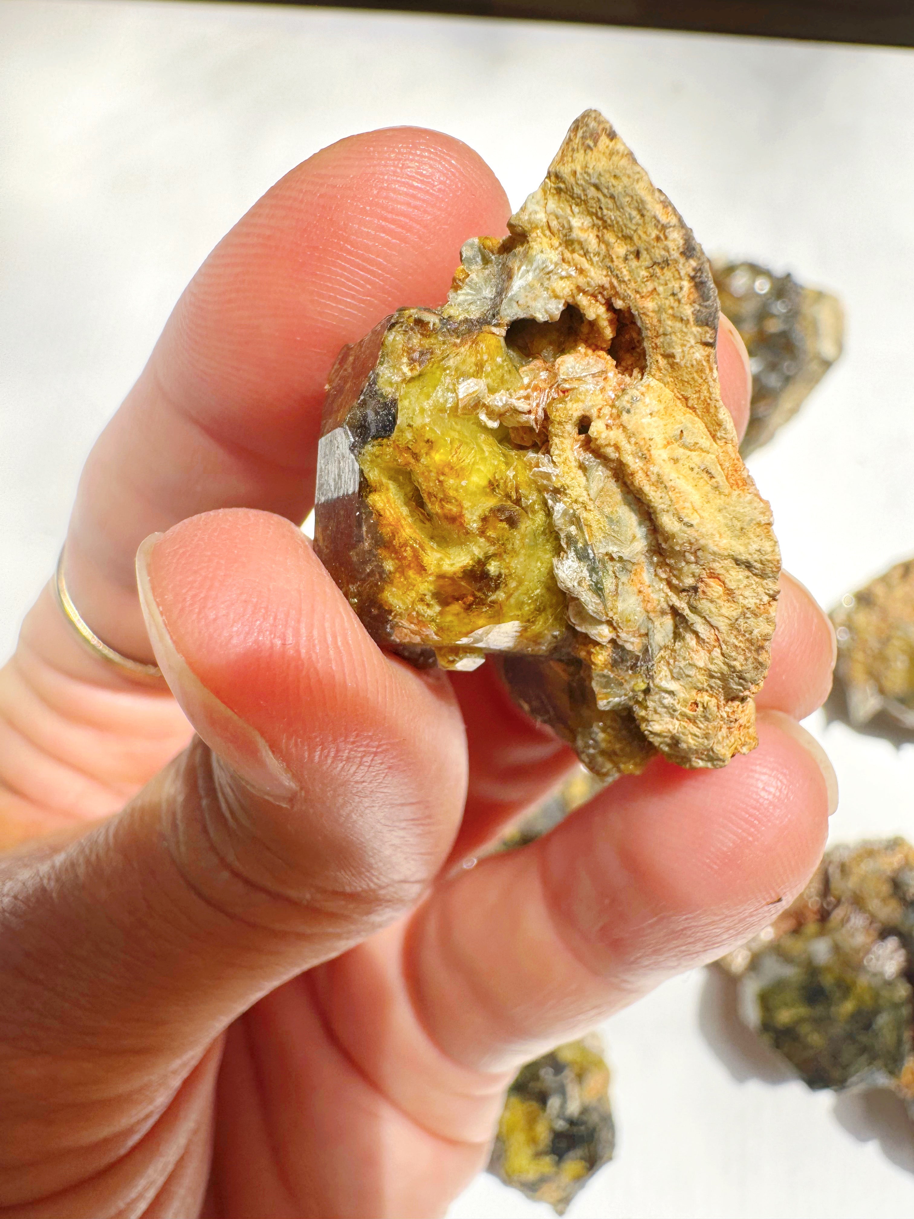Rare Mali Green Grossular Andradite Garnet w/ Clinochlore AAA Quality Baltic Mermaid